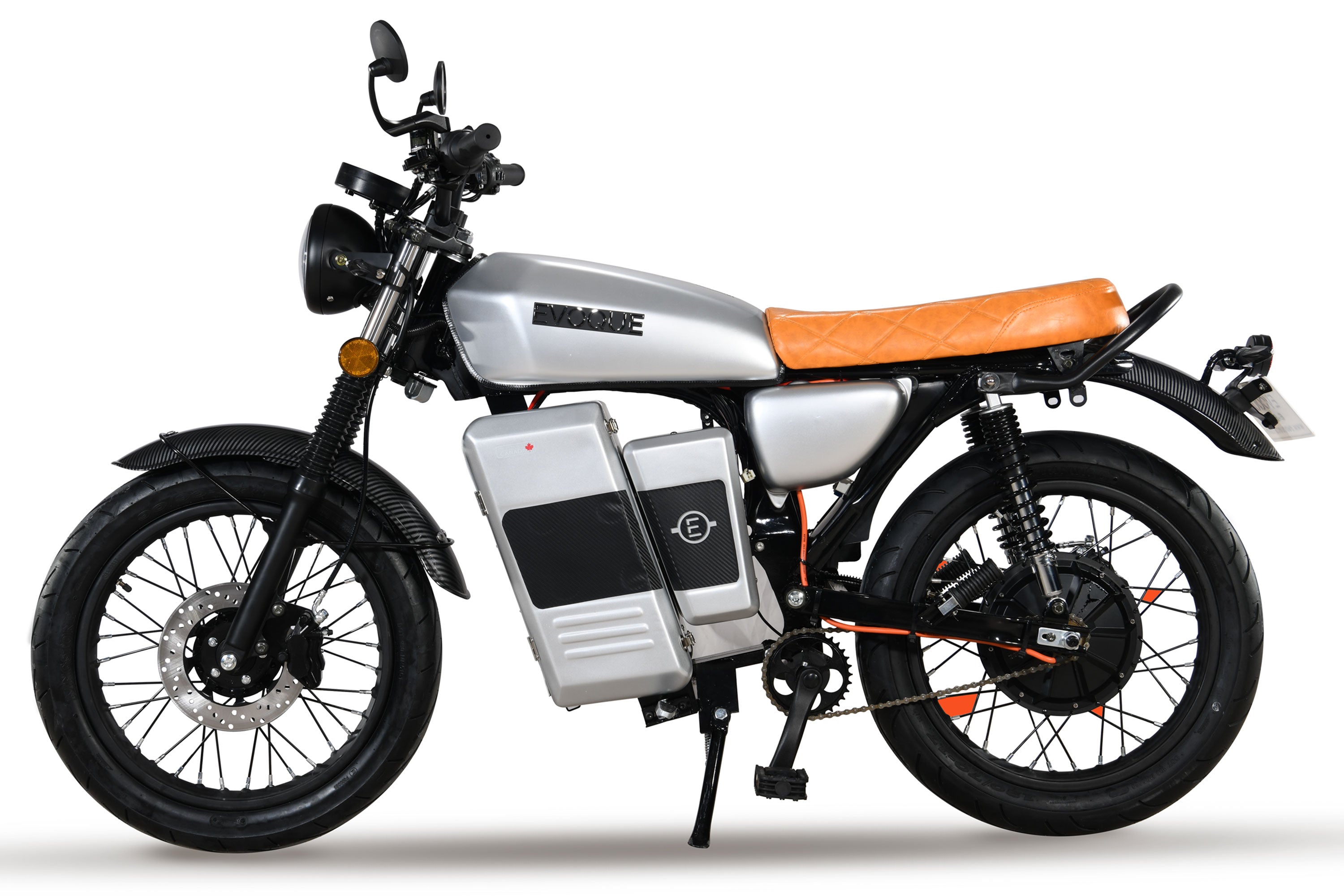 Evoque Legacy 2025 72V Classic Scrambler Motorcycle | Electric Motorcycle Style