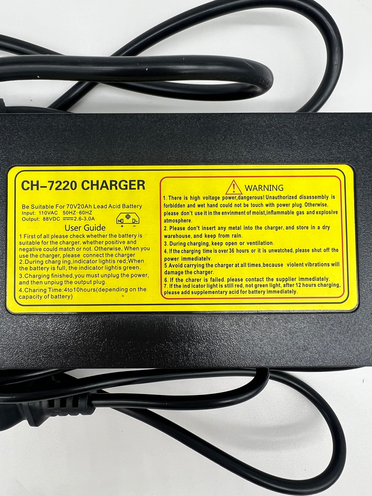 60v Sealed Lead Acid Charger