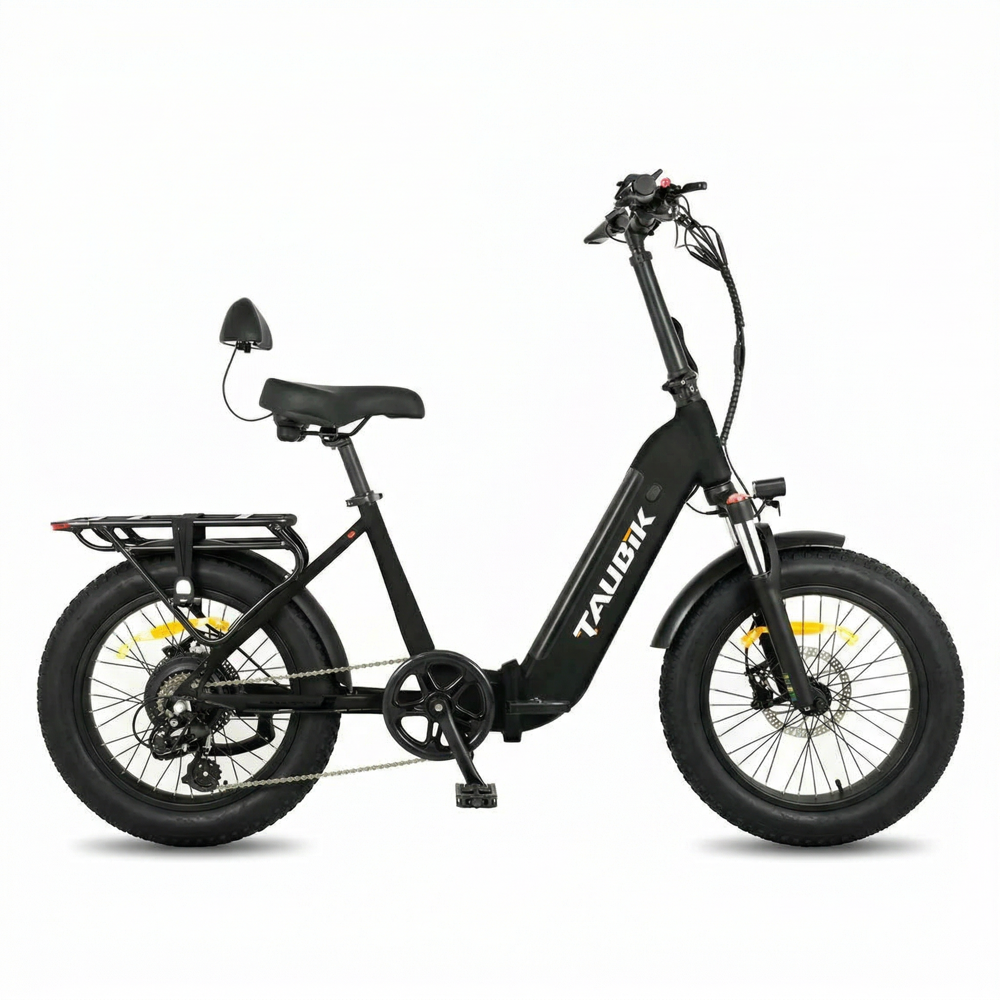 2026 Taubik Monaco S Ebike Electric Bicycle Foldable Style 20" x 3" Tires UL 2849