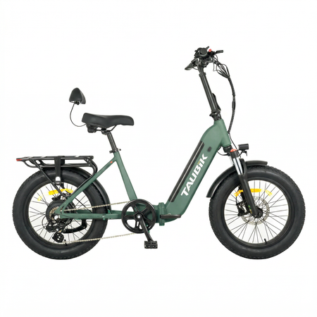 2026 Taubik Monaco S Ebike Electric Bicycle Foldable Style 20" x 3" Tires UL 2849