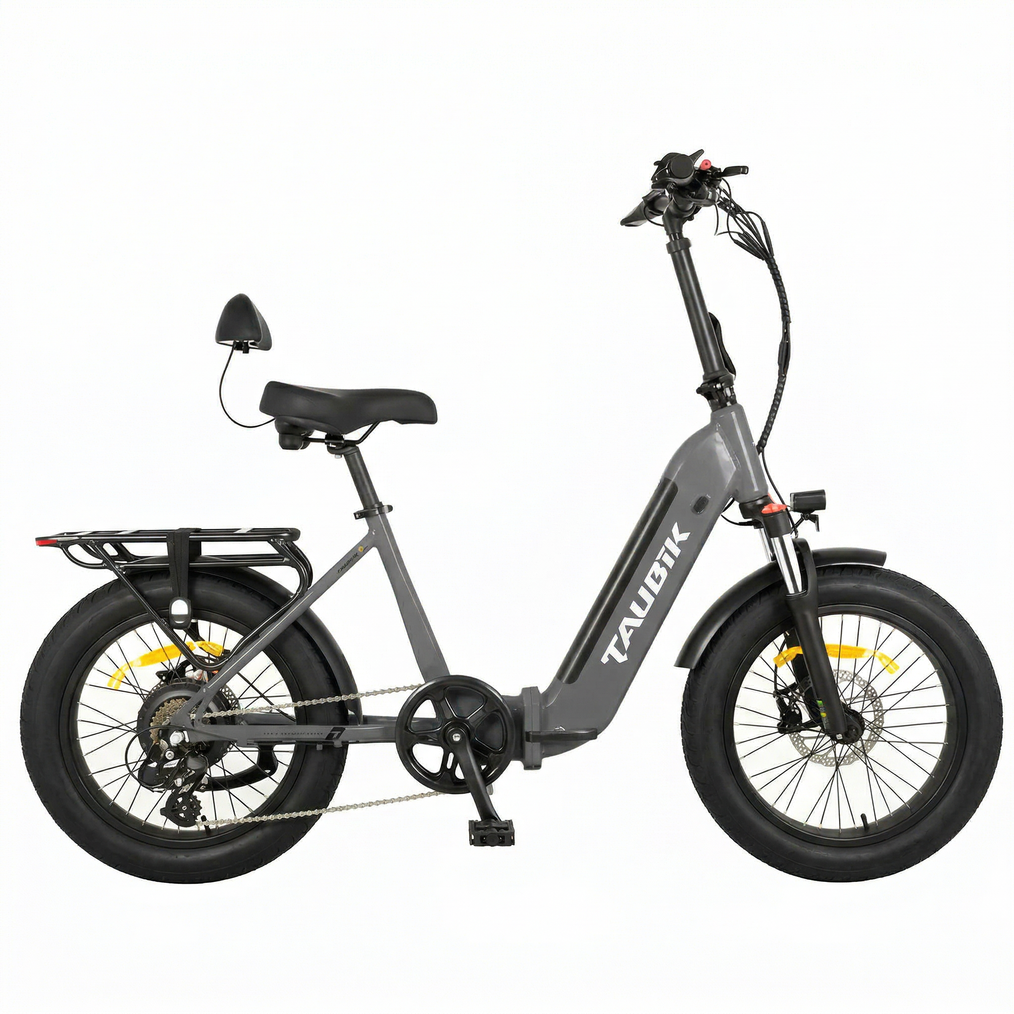 2026 Taubik Monaco S Ebike Electric Bicycle Foldable Style 20" x 3" Tires UL 2849