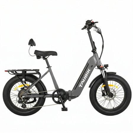 2026 Taubik Monaco S Ebike Electric Bicycle Foldable Style 20" x 3" Tires UL 2849