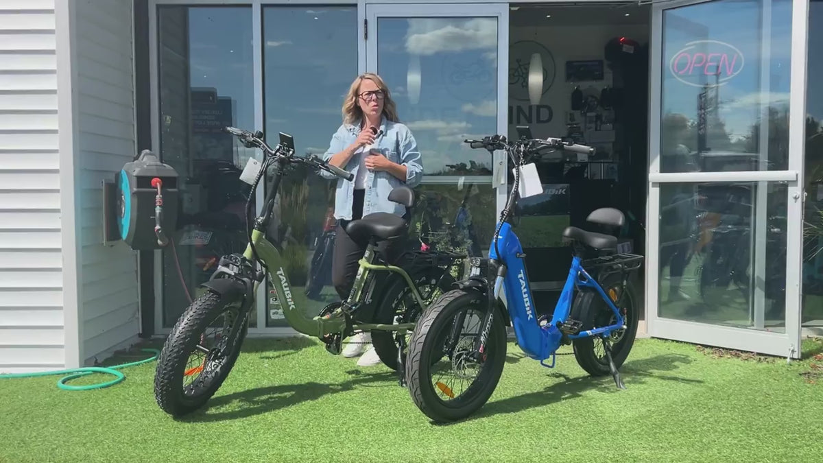 2025 Taubik Escape Ebike Electric Bicycle Foldable Style 20" Fat Tires UL 2849