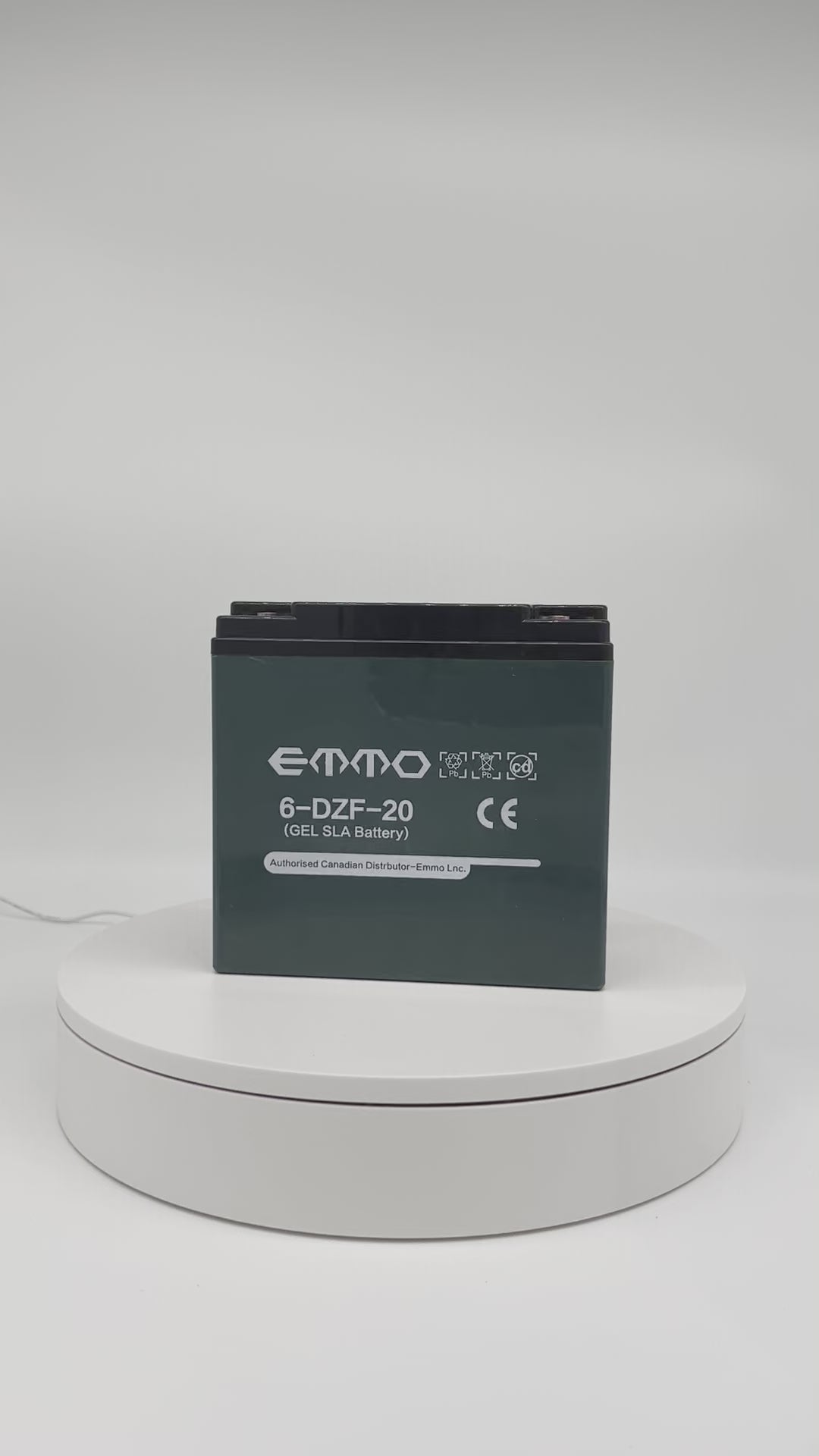 Emmo 12v20ah Sealed Lead Acid Battery Cell. - now have better 12v25ah and 12v27ah