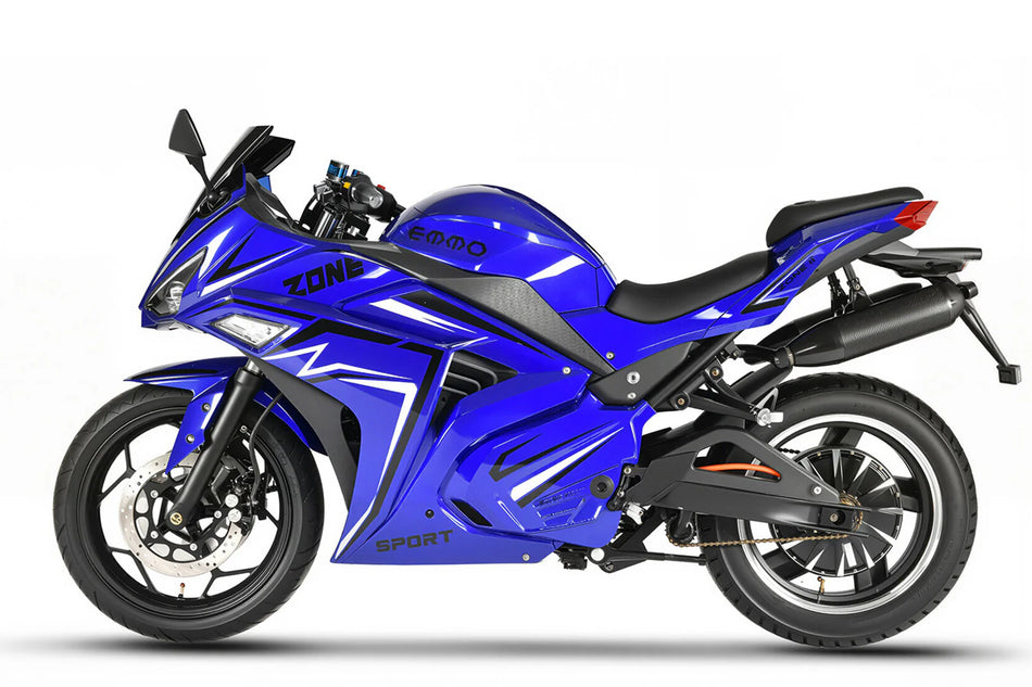Emmo Zone II GTS Premium Performance Upgrade 4000W Motor + 150Amp Controller | Electric Motorcycle Style Ebike
